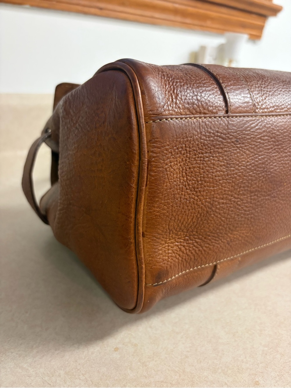 Mulberry Small Bayswater Oak Pebble Leather Satchel - Picture 9 of 15